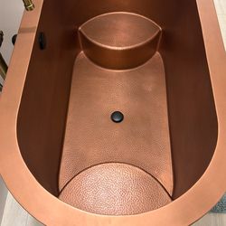 Insulated Copper Soaking Tub