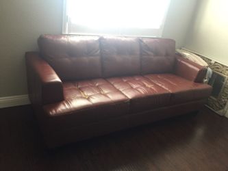 leather sofa
