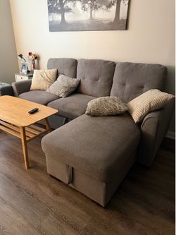 Couch with storage and extension $150