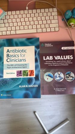 Lab Values (2nd Edition)  & Antibiotic Basics for Clinicians (3rd Edition) - EXCELLENT CONDITION