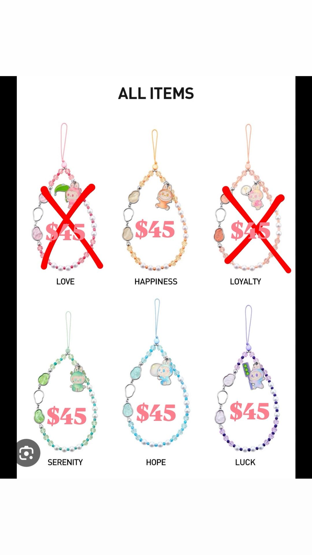 Labubu Phone Charms
