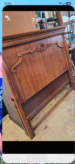 Bedroom furniture,  headboard,  Footboard, queen size, armoire,  2 nightstands  and chest