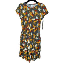 New LuLaRoe Disney Girls Dress Featuring Bambi & Thumper Size 12