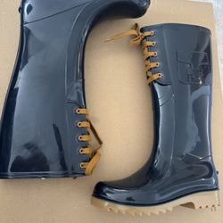 See by Chloe Rain riding Boots logo purse lace up knee high shoes flats sneaker 