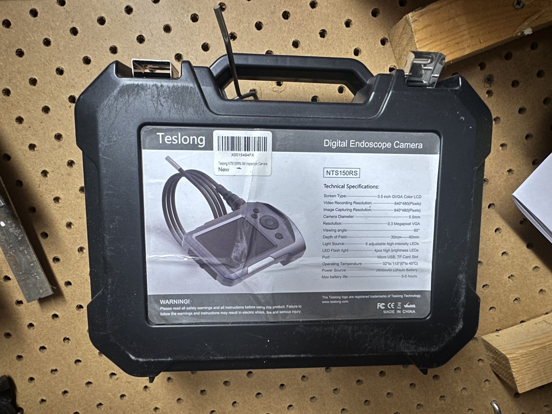 TESLONG NTS150RS: Digital Endoscope / Inspection Camera with 3.5" HD Screen NEW
