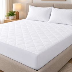 2 Brand New ‘Z-Hom’ Twin Mattress Protectors Fitted Quilted.