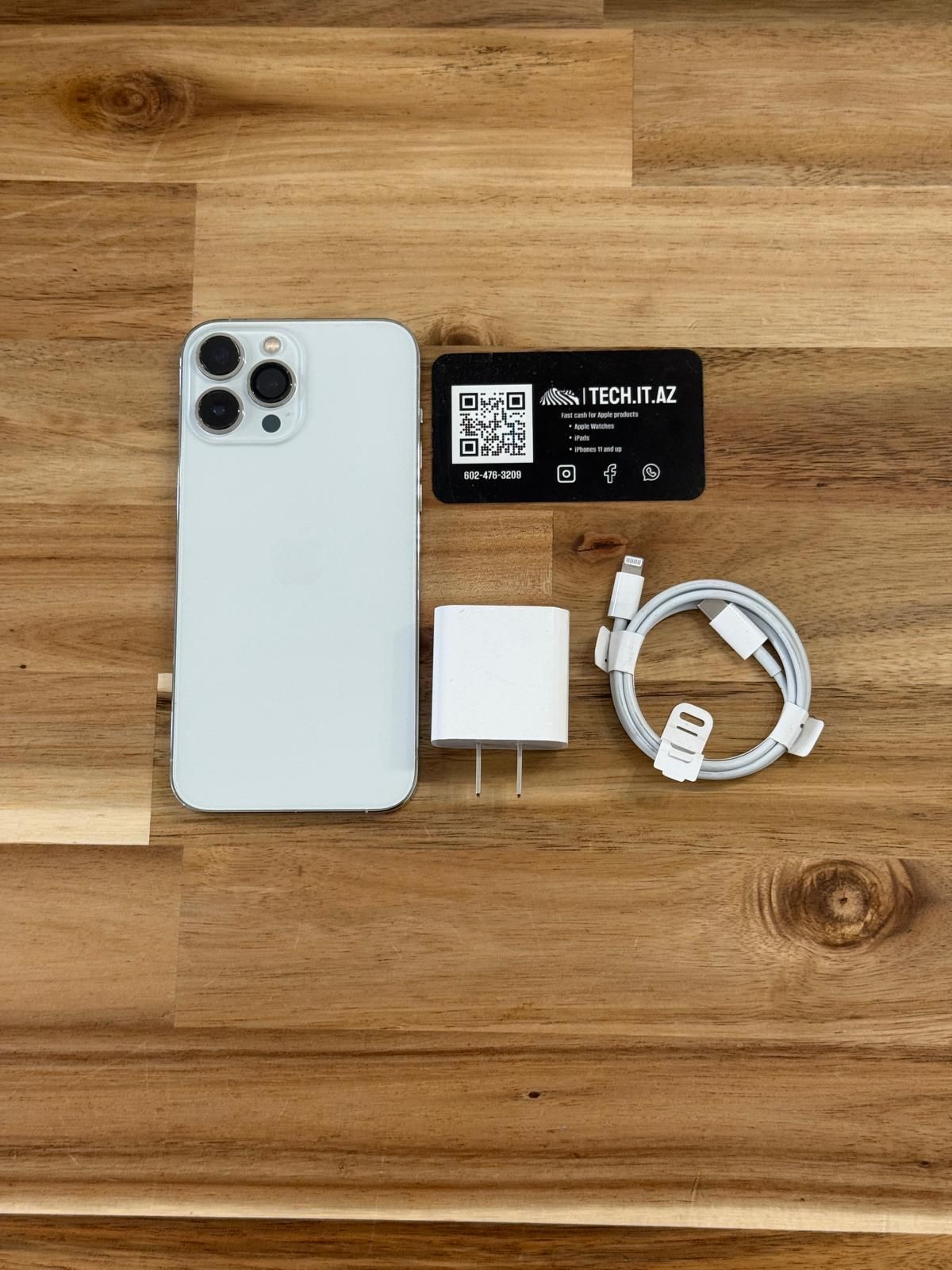 📱 iPhone 13 Pro Max | 128GB | White | Unlocked (Any Carrier)