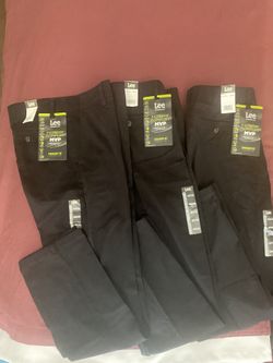 NEW!!  Lee Extreme Comfort MVP Straight Fit Black Men’s Pants 32x32 NWT