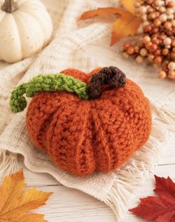 Crocheted Mini Pumpkin