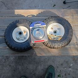 Lawnmower Tires And Lock