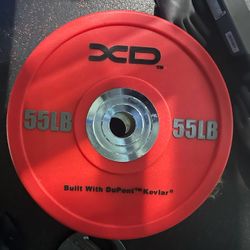 55lbs Bumper Plates