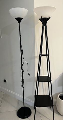2 floor lamps