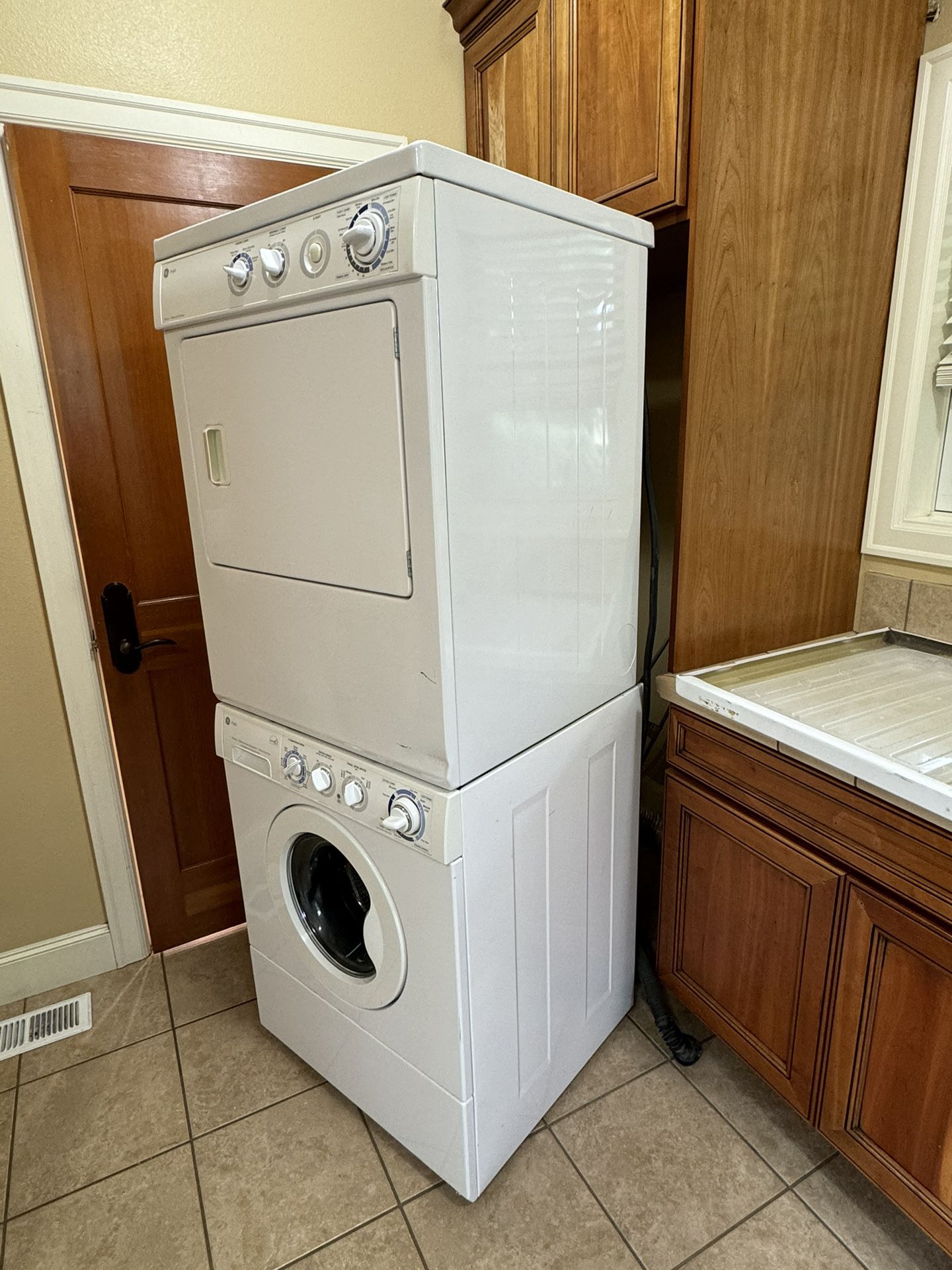 GE Profile Stackable Washer/Dryer Set