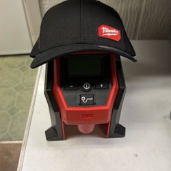 ****NEW OUT OF BOX*****Milwaukee M12 Compact Inflator/Tool Only MODEL # 2475-20 Plus A NEW BLACK MILWAUKEE HAT $80 OBO