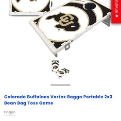 Colorado Buffaloes Classic Baggo Portable 2x3 Bean Bag Toss Game