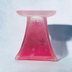 PARTYLITE  Snowy Night Camndle Holder.