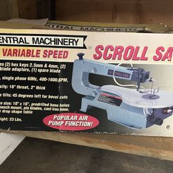 Central Machinery Scroll Saw