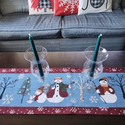 Princess House, Hurricane Candle Stick Set 