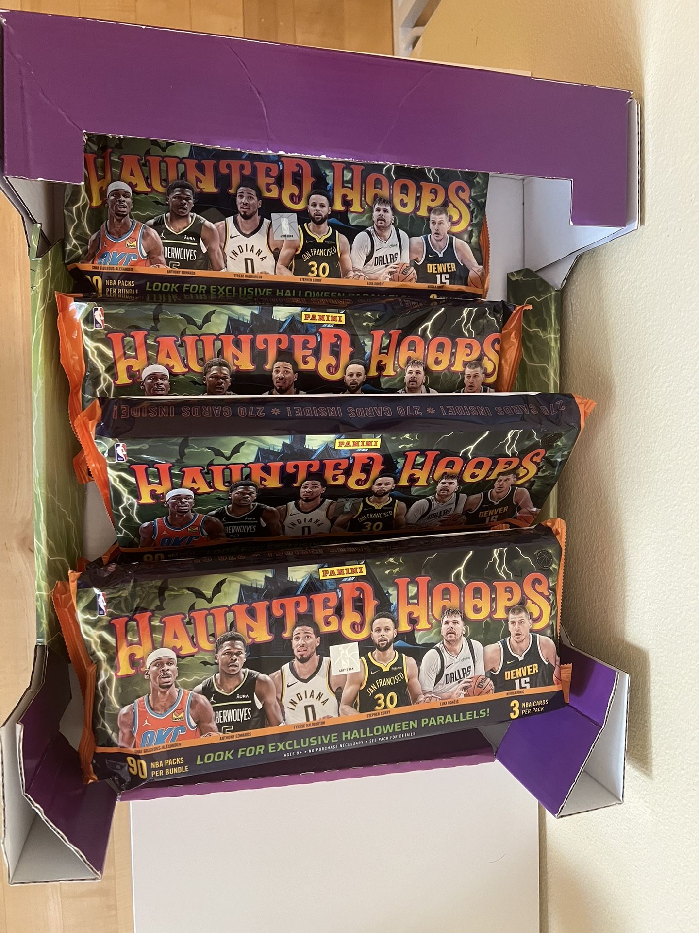 540 Panini Haunted Hoops NBA Packs