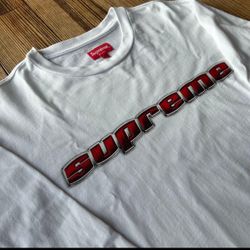 Supreme chrome logo ling sleeve