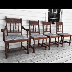 Beautiful Set Of Vintage Chairs