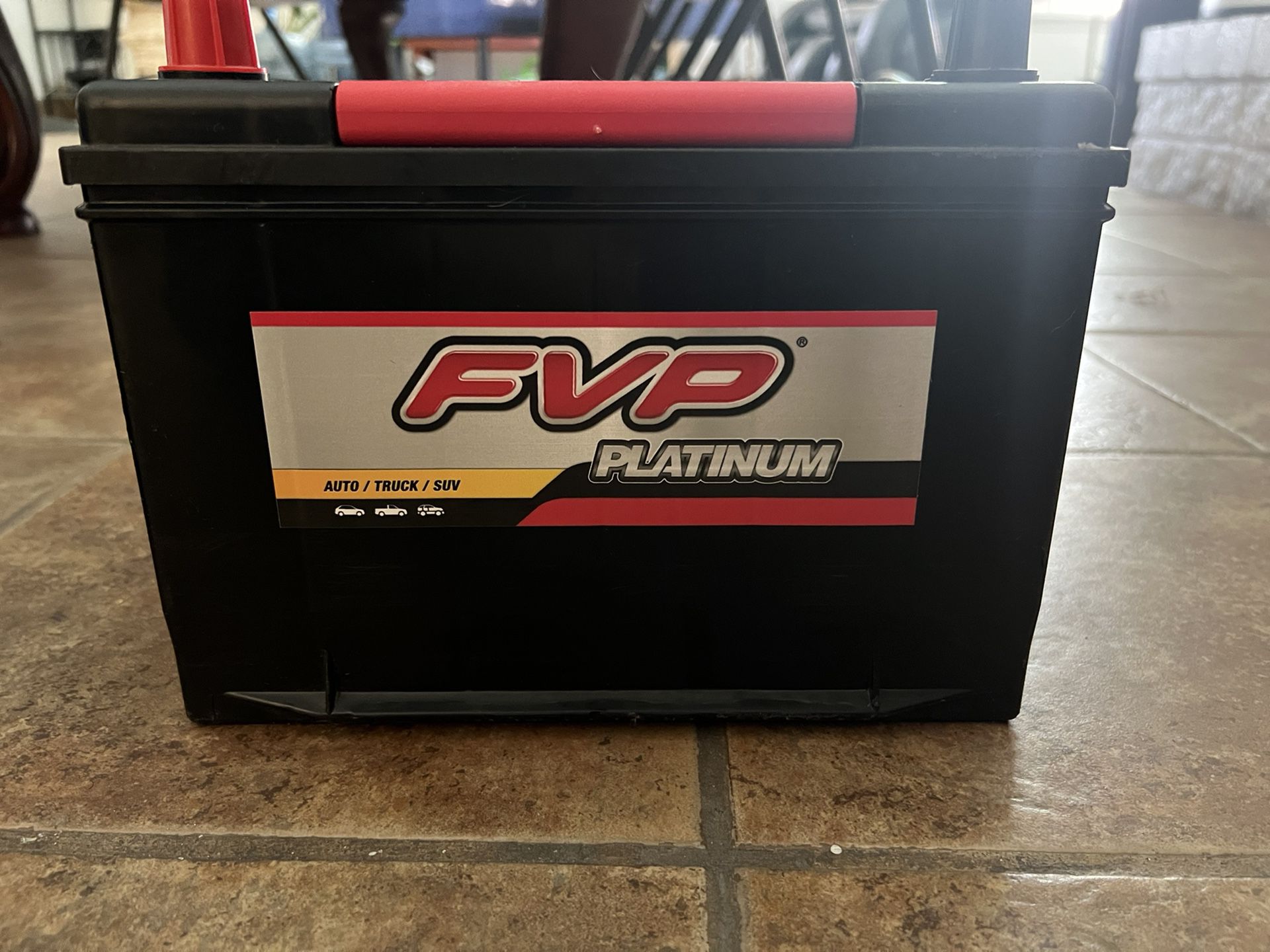 Car Battery FVP Platinum Size 34 Brand New 