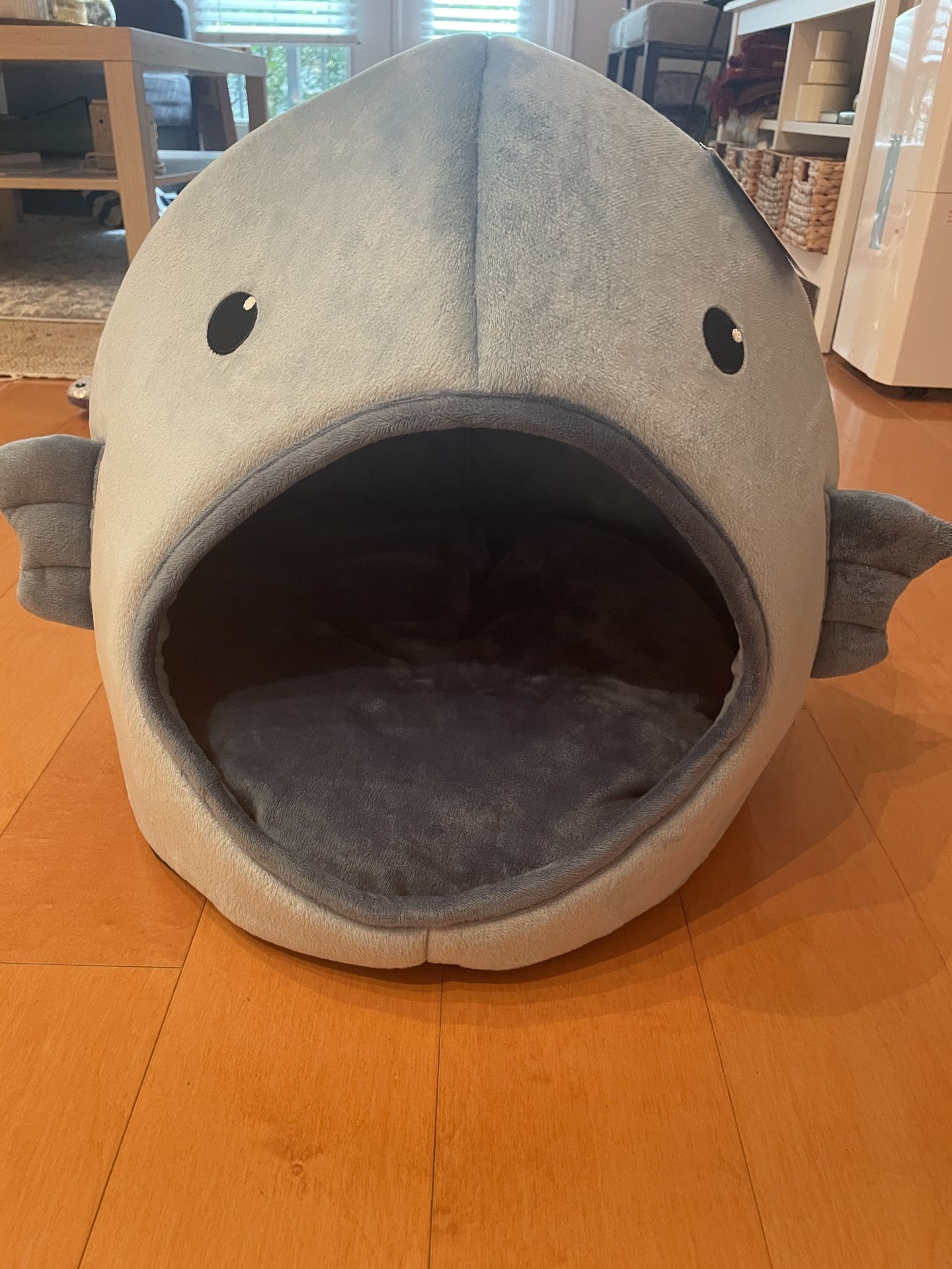 Whisker City® Fish Character Hut Cat Bed