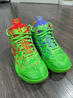 Lamelo Ball TMNT Red and Purple Basketball Shoes Size 6.5 Junior