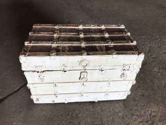Vintage Wood Trunk storage chest