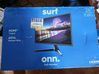 NEW ONN 24IN FHD IPS 75hz GAMING MONITOR