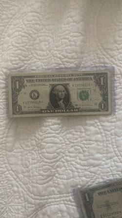 Star Note 1$ Bill
