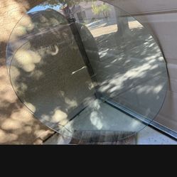 47 Inch Round Glass Table Top 