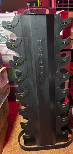 Hampton vertical dumbbell rack for eight pairs of Dumbells