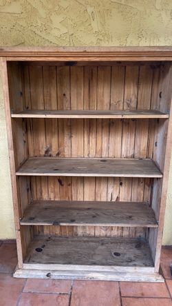 Wood Shelf $125.00 5 X 42” X 15” deep CASH, TEXT FOR PRICES.