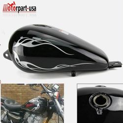 Flame Black Fuel Gas Tank 3.4 Gallons For Honda CMX 250 CMX250 Rebel 1(contact info removed)