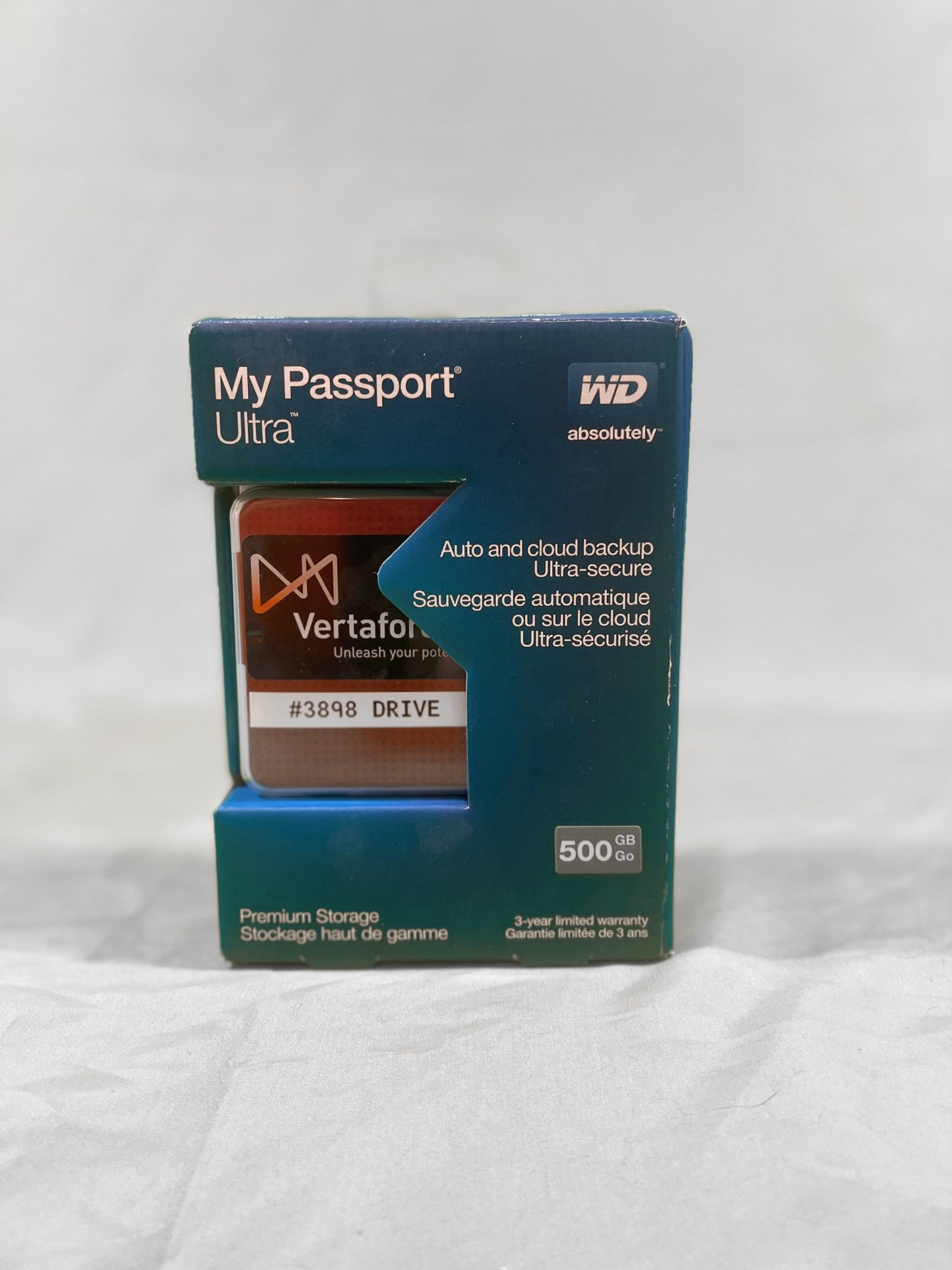 WD 500GB Blue My Passport Ultra Portable External Hard Drive - USB 3.0
