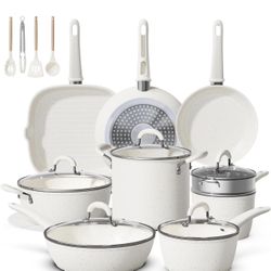 24Pcs Pots and Pans Set Non Stick