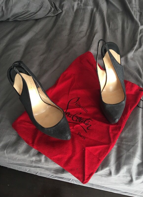 LouBoutin Sling Back Pumps! Size 36 1/2
