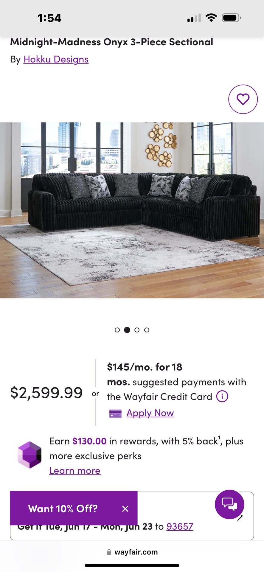 Black Couches