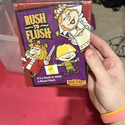 Rush to Flush card game 