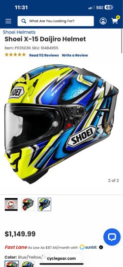 Shoei X-15 Daijiro Full-Face Motorcycle Helmet