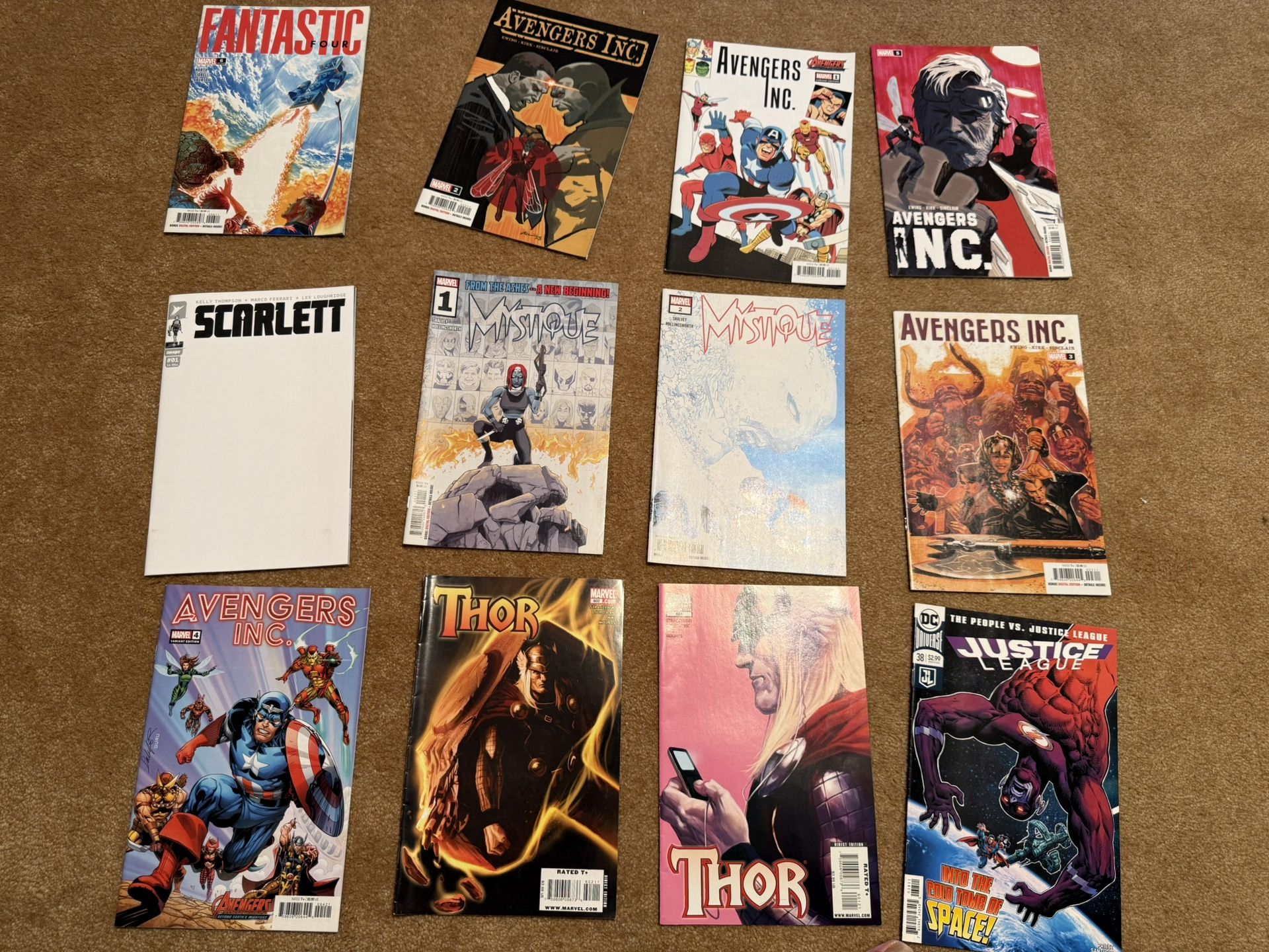 22 Assorted Comic Books (mostly Marvel)