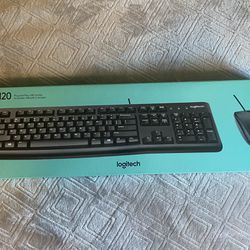 Logitech Keyboard And Mouse Set Mk120