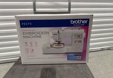 Brother PE570 Embroidery Machine with 135 Built-in Designs, Wireless Connectivity, and Artspira App Integration