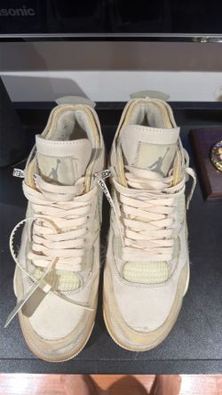 jordan 4 retro off white sail