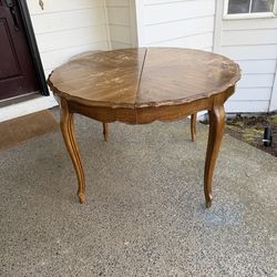 FREE - Table with leaves and chairs
