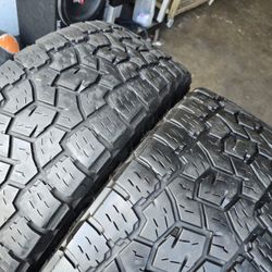 only 2 used tires Lt35x12.50r20 Toyo AT111 Open Country $250.00