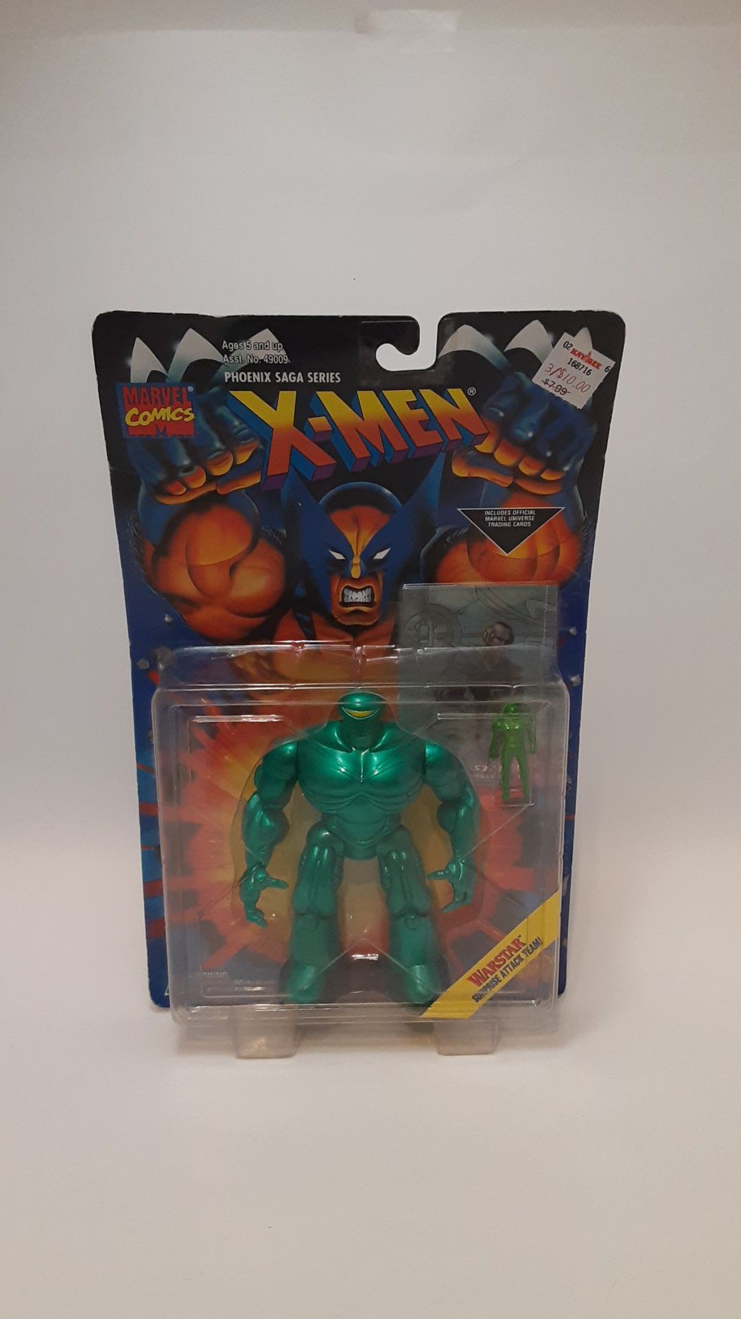 1995 toy Biz Marvel Comics X-Men figure warstar