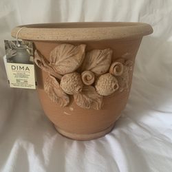 NEW - Italian Clay Flowerpot