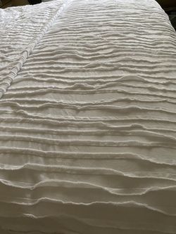 King White 100% Cotton Duvet Cover